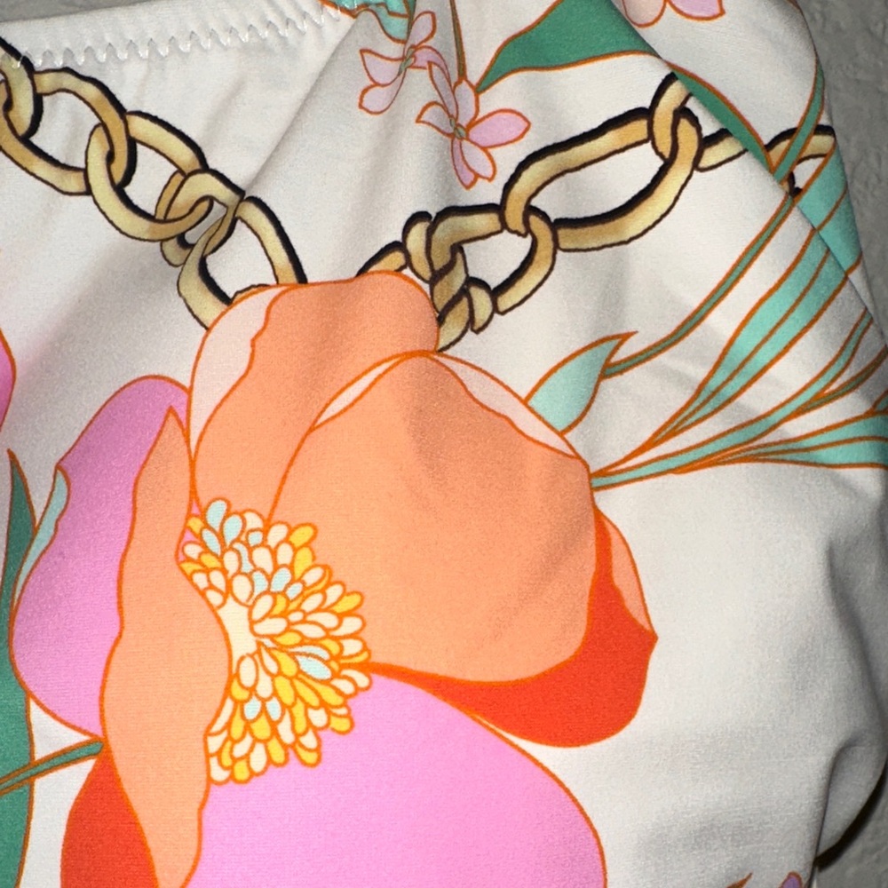 Gottex Vibrant Floral One Piece Swimsuit -‎ Black and Multicolor - Picture 5 of 15